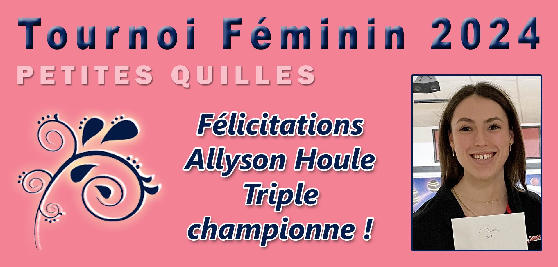 Allyson Houle - Championne du Tournoi Féminin 2024
